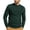 #02 Green, variant on Mens Ribbed Knit Crew Neck Sweaters, Regular Fit Lightweight Stretch Wrinkle-Resistant Pullovers for Fall Winter Daily Wear Black Sizes S-2XL