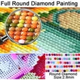 thumbnail image 2 of DIY 5D Diamond Painting Number Set Princess 40x40CM Full Round Drill Diamond Artist Wall Decoration Children's Adult Art kit Handcraft Living Room Bedroom Decoration painting, 2 of 4