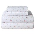 thumbnail image 1 of Softan Pink Floral Full Sheet Set Printed Sheets Double - 4 Piece Microfiber Patterned Fitted Sheets with 15" Deep Pocket, Cute P, 1 of 9