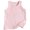 Tee-Light Pink, variant on Girl T Shirts Sports Top Comfortable Solid Striped Ribbed Sleeveless Turtleneck Top Fashion Clothing White 9-10 Years