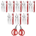 thumbnail image 1 of Ensemble d'Outils pour Fruits de Mer, Ciseaux en Acier Inoxydable avec Sac de Rangement pour Cuisine, 1 of 8