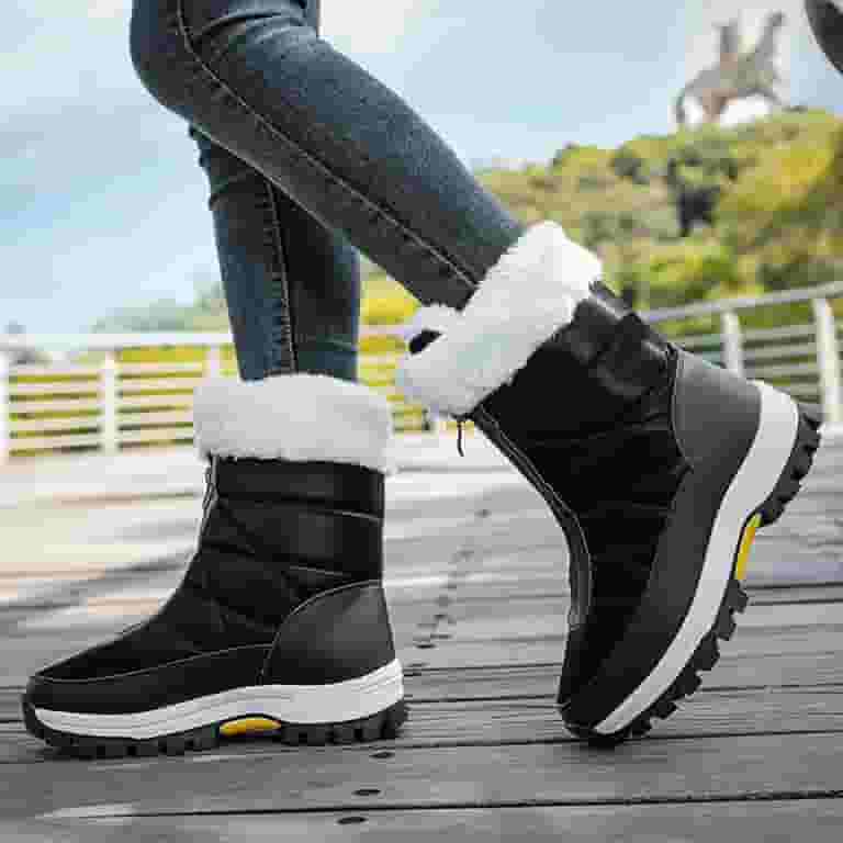 Waterproof Boots Winter Boots Women With Zipper Promo Verish