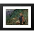thumbnail image 2 of Christian Skredsvig 18x13 Black Modern Framed Museum Art Print Titled - The Poet Vinje as a Shepherd Boy (1887), 2 of 5