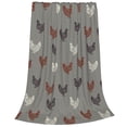 thumbnail image 2 of Sikiie Rooster Ultra-Soft Micro flannel Blanket Luxury All Seasons Warm Blanket for Bedding Sofa and Travel (4 sizes)-60"x50", 2 of 7