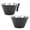 Matte Black, variant on NFTIGB 100ml / 3.38 fl oz Stainless Steel Coffee Measuring Cup, Portable Rustproof Metal Espresso Extraction Cup for Home Cafe Office Hotel, Premium Barista Accessories, Silver