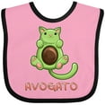 thumbnail image 3 of Inktastic Avogato- Cute Green Cat Avocado Boys or Girls Baby Bib, 3 of 4