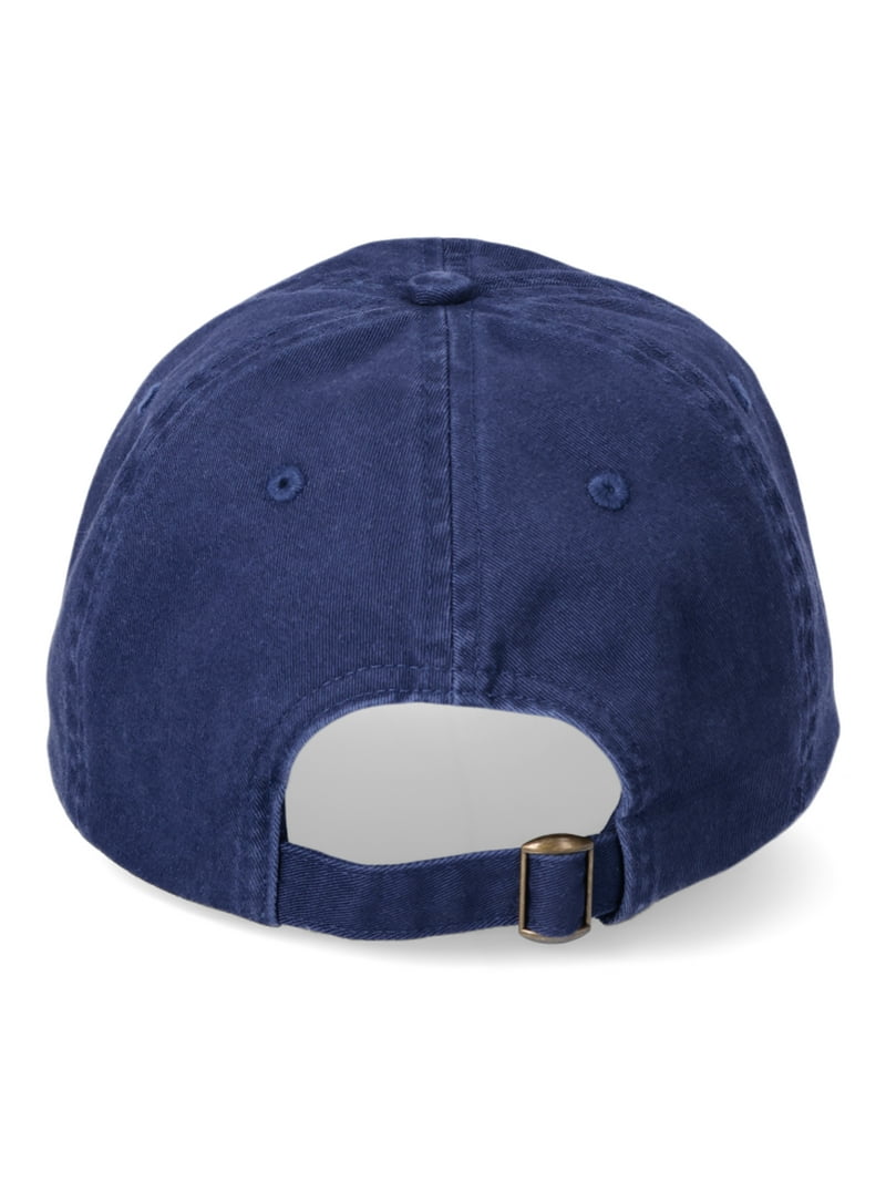 George Men's Solid Cotton Twill Baseball Cap Blue Cove Adjustable