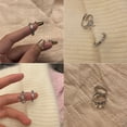 thumbnail image 6 of 2Pcs Stackable Joint Women Open Rings Set Stackable Finger Joint Rings Thumb Rings, 6 of 16