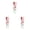 Pink*3, variant on Rotating Rod Clip Hook with 360° Swivel, Multifunctional Movable Clamp Hanger for Wardrobe & Shower Curtain Rods, Space-Saving Organizer for Hats, Towels & Keys, Random Vibrant Color, Pink, By Harlik