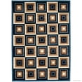 thumbnail image 2 of Allstar Blue Squares Modern Geometric Area Rug (7' 9" x 10' 5"), 2 of 7