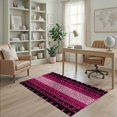 thumbnail image 2 of ODIKA Leopard Print Zebra Patchwork Abstract Interlocking Stripes Geometric Pet Friendly & Kids Safe Play for Playroom, Bedroom, Reading Nook, 2 of 7