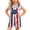 Z#Red1346, variant on Toddler Boy 4th of July Romper Overalls Casual Sleeveless Stripe Graphic Jumpsuit Bib Pants