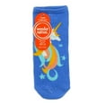 thumbnail image 2 of Wonder Nation, Girls Unicorn No-Show Socks, 1-Pack, Sizes S-L, 2 of 6