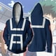 thumbnail image 1 of Sudadera con capucha My Hero Academia Izuku Midoriya Shouto Todoroki Boku No Hero Academia, disfraz de Cosplay, sudadera, chaqueta con cremallera All Might13XXL Deng Xun unisex, 1 of 2