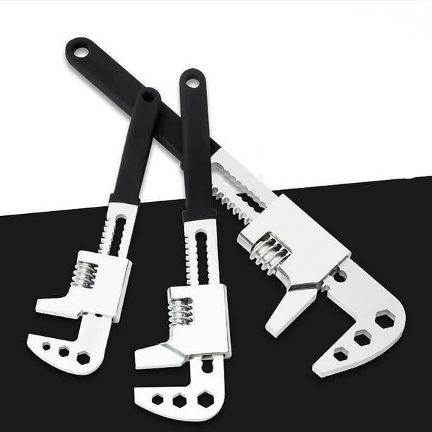 Herramientas y mejoras para el hogar Llave ajustable multifuncional tipo F Llave inglesa