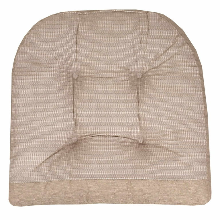 Sweet Home Collection  Memory Foam Tufted Chair Cushion Non Slip