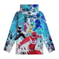 thumbnail image 4 of Power Rangers Youth Hoodies Boys Girls 3D Printed Sweatshirt Fall Winter Clothes Long Sleeves Pullover Sweater S, 4 of 6