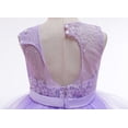 thumbnail image 4 of Little Big Girl Flower Tulle Dress Princess Pageant Birthday Party Wedding Formal Floor Long Dance Evening Maxi Gown, 4 of 7