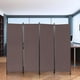 thumbnail image 3 of Costway Divisor Plegable con 4 Paneles en Poliéster con Pies Regulables para Dormitorio Salón Oficina Restaurante Café 220 x 170 cm, 3 of 10