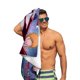 thumbnail image 5 of BLEACH Toalla de playa de secado rápido con diseño temático, regalo para mujeres y niñas, ideal para cumpleaños, fans, amantes de la música, uso en la playa o al aire libre, 78 × 150 cm, 5 of 6