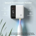 thumbnail image 3 of Smart Toothbrush Storage Sterilizer,Rechargeable Wall-Mounted Travel Rack for Electric a ywm58, 3 of 6