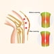 thumbnail image 5 of Rodilleras autocalentables de ajenjo, cinturones de soporte cálidos resistentes al frío, rodilleras para desgarros de menisco, artritis, deportes para correr, 1 par, 5 of 9