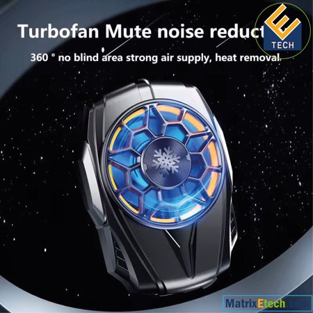 ||Matrix Traders|| LEIZUN F5 Mobile Cooler Fan With Clamp (Battery Version)