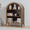 open walnut, variant on LEFHDA Small Kids Arched Bookshelf, Modern 3-Tier Open Bookshelf, Wood Freestanding Arched Bookcase with Adjustable Shelves, Covered Rounded Top Display Cabinet (Walnut)