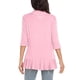 thumbnail image 4 of Cárdigan de mujer de manga 3/4, moda informal, cómodo, color, blusa, abrigo para mujer, 4 of 6