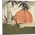 thumbnail image 1 of ARTCANVAS Bamboo and Rising Sun 1829 Canvas Art Print by Utagawa Kuniyoshi - Size: 26" x 26" (0.75" Deep), 1 of 9