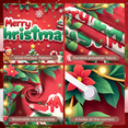 thumbnail image 2 of Festive Design Merry Christmas Banner Holiday Decoration for Christmas Party Home Decor Holiday Celebration, 2 of 9