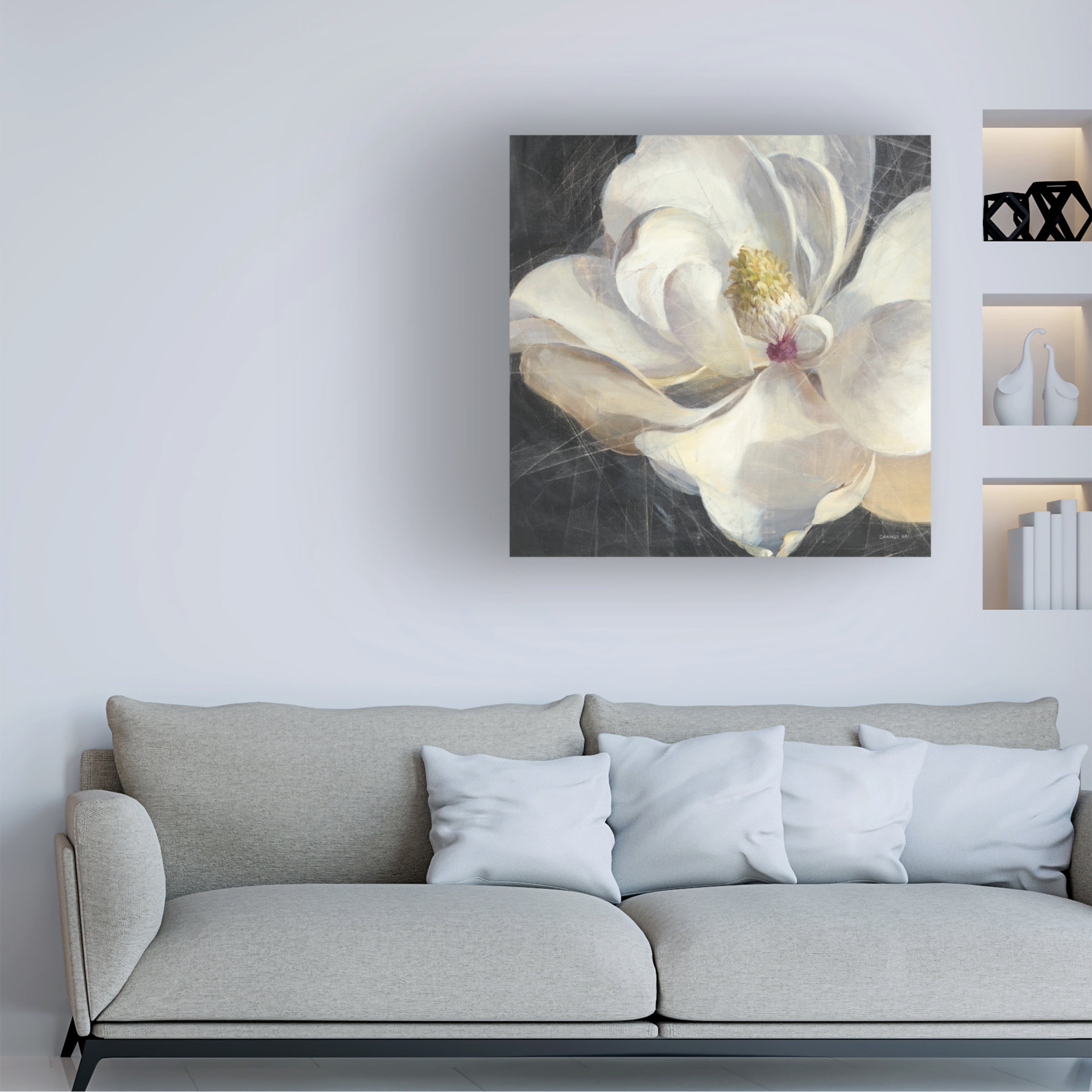 Trademark Fine Art 'Vivid Floral IV Crop' Canvas Art by Danhui Nai