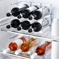 thumbnail image 2 of Support Empilable pour Bouteilles de Vin Durable et Épais, Support de Rangement pour Bouteilles avec Boucle, Support de Bouteilles de Boissons 2 2 Compartiments, 2 of 9