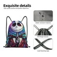 thumbnail image 4 of Goofa The Nightmare Before Christmas Print Drawstring Backpack Bag Sport Gym Sackpack Cinch Bags Drawstring Bags Draw String Sport Bag-Medium, 4 of 6