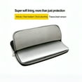 thumbnail image 4 of GASTROPOD Laptop Bag,15.6in Shockproof Design Laptop Cover,Precision Stitching Stylish Business Look Tablet Sleeve,Gray, 4 of 6