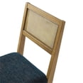 thumbnail image 3 of Maklaine Contemporary Dining Chairs Set of 2 in Heathered Weave Azure, 3 of 10