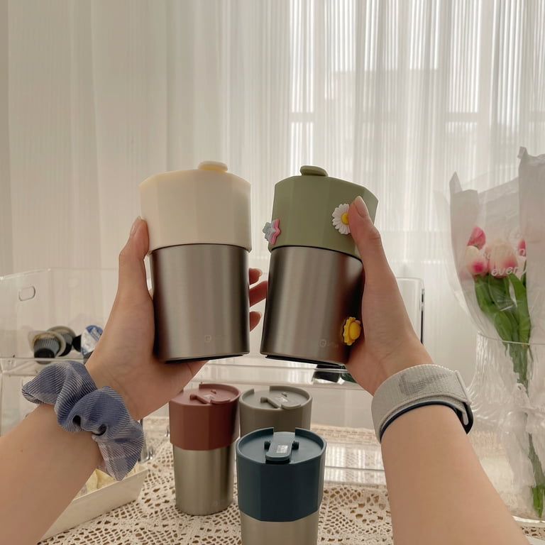 10oz Stainless Steel Insulated Travel Mug, Leak-Proof Lid, Reusable Coffee  Cup - Walmart.com
