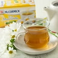 thumbnail image 2 of McCormick No Artificial Flavors 25 Count Box Caffeine Free Chamomile Tea Bags, 1.06 oz Box, 2 of 12