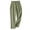 Army Green, variant on ABATAB Capri Pants for Women Wide Leg Pure Color Capris Casual Loose Fit Summer Beach Cropped Trousers with Pockets