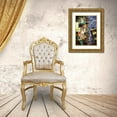 thumbnail image 3 of Alvez, A. - Perez, A. 11x14 Gold Ornate Wood Framed with Double Matting Museum Art Print Titled - Girl on the Balcony -2, 3 of 4