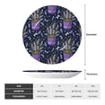 thumbnail image 2 of Daiia Lavender Flowers Printed Pattern Ceramic Plate Dinner Plates Bone China Decorative Plates with Display Stand Art Ceramic Ornaments for Wall Hanging Decoration-6in, 2 of 6