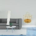 thumbnail image 2 of Organizador de pantalla de lámpara de pie de papel para sala de estar con soporte giratorio para tazas y cubierta para lámpara de pie para decoración, 2 of 8