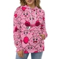 thumbnail image 6 of Kirby Hoodie 3D Print Pullover Hooded Long Sleeve Sweatshirts Tops Blouse with Pocket for Mens Womens, 6 of 7