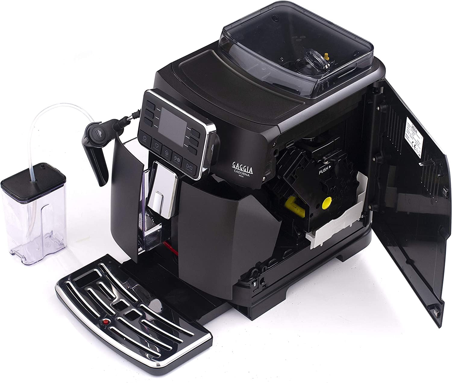 Gaggia Cadorna Milk Super-Automatic Espresso Machine, 60.8 fluid ounces, Black, Medium