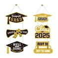 thumbnail image 2 of Graduation Decorations 2025 Clearance! 2Pcs Graduation Door Hanger Decor Graduation Hanging Signs Class 2025 Paper Congrats Grad Signs for Graduation for Indoor Outdoor Decor, 2 of 7