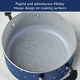 thumbnail image 6 of Farberware Disney Bon Voyage 3 Quart Ceramic Nonstick Saucepot with Lid, Dishwasher Safe, Blue, 6 of 15