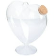 thumbnail image 3 of 2pcs Transparent Wishing Bottle Heart Jar Corked Drift Bottle Ornament Bottle, 3 of 8