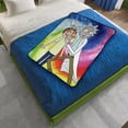 thumbnail image 5 of Blanket JUST FUNKY Rick y Morty Rick como el líder espiritual, 5 of 5