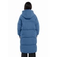 thumbnail image 4 of Long Puffer Jacket for Women, Thickened Winter Coat Hooded with Deep Pockets, Ladies Warm Winter Jacket Blue L, 4 of 7