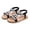 Black, variant on Dpytoraw Baby Infant Kids Shoes Single Girls Sandals Toddler Princess Pearl Crystal Roman Baby Shoes Soft Sole Infant Shoes Size 6.5